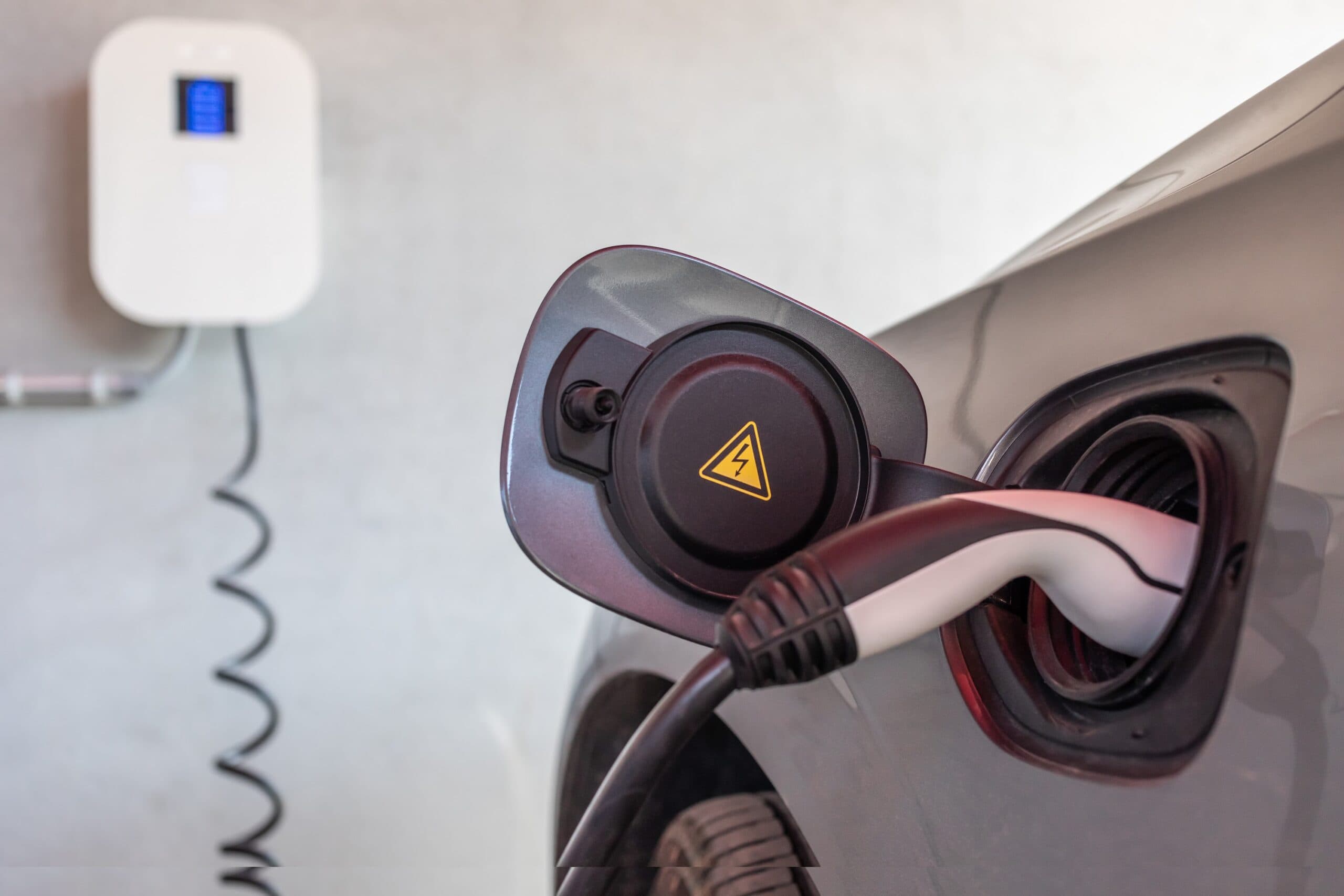 EV charging station hardware in a testing environment